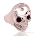 Skull Rings with Black Diamond Eye